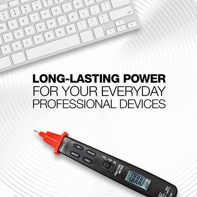 Long-lasting power for your everyday professional devices