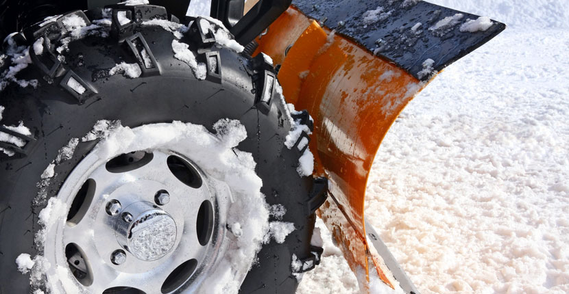 How Much Snow Can an ATV Plow?